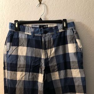 Flat front shorts